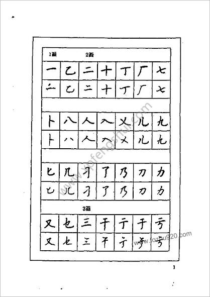 7000个通用汉字钢笔-楷行书字帖