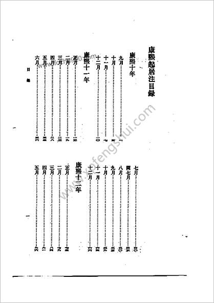 起居注（康熙朝10年9月～57年3月）.中书局影印版