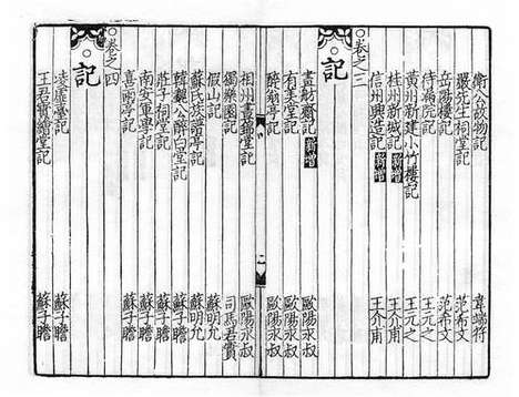 《类编层澜文选》元云坡家塾刻本_卷四