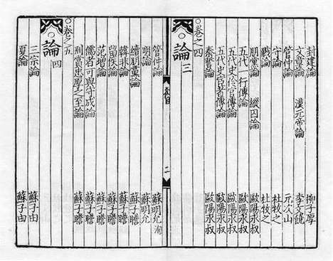 《类编层澜文选》元云坡家塾刻本_卷二