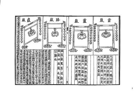 《新定三礼图》宋淳熙二年镇江府学刻公文纸印本_卷三