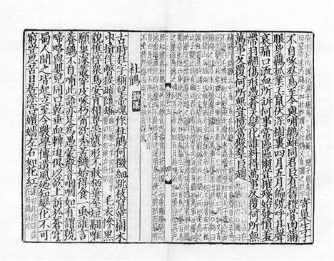 《分門集註杜工部詩》宋刻本_卷二十六