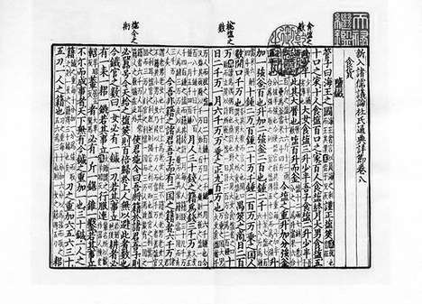 《新入诸儒议论杜氏通典详节》宋绍熙五年择善堂刻本_卷五