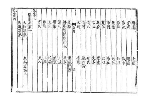 《诸儒鸣道》宋刻本_卷一