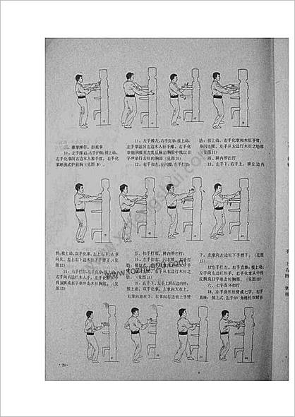 [咏春木人桩实用功法一百六十五法]