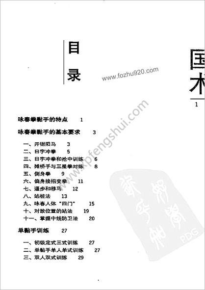 咏春拳黏手与散打_韩广玖