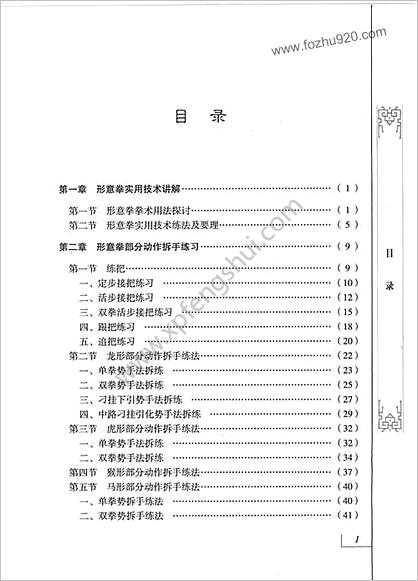 形意拳术体用全书实用技术双修篇_孙绪