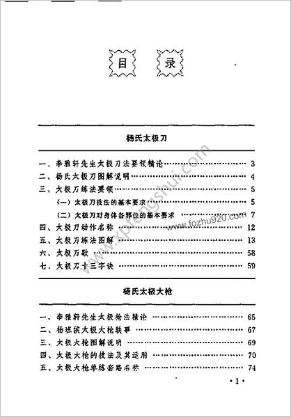 杨氏太极刀枪精解_陈龙骧