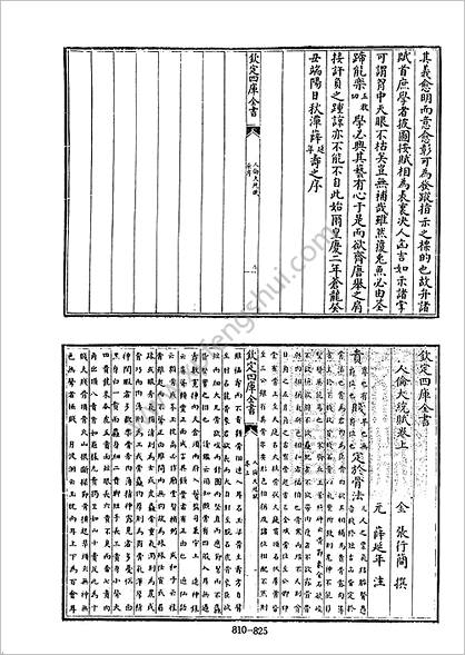 《四库术数.人伦大统赋.[金]张行简撰[元]薛延年注》张行简