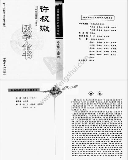 唐宋金元名医全书大成--许叔微医学全书