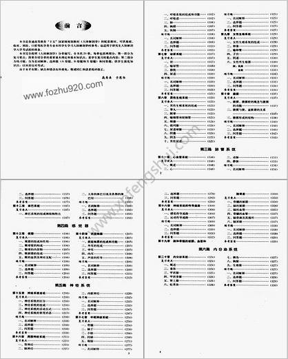 人体解剖学要点与自测