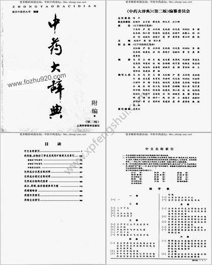 中药大辞典附编-第二版