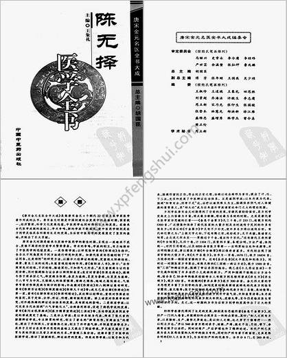 唐宋金元名医全书大成-陈无择医学全书.高清