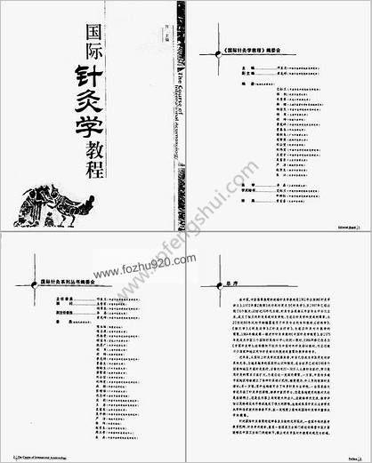 国际针灸学教程_邓良月