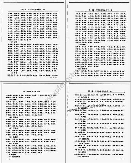 外科骨伤五官歌诀_扫描版