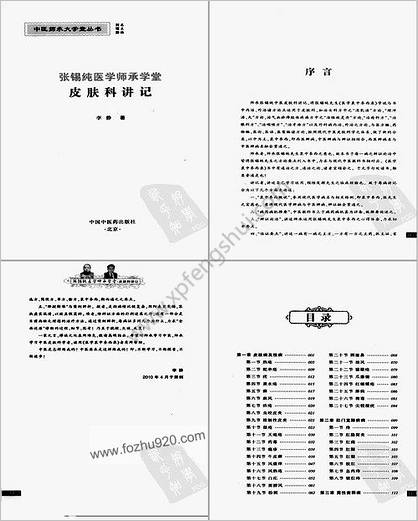 张锡纯医学师承学堂-皮肤科讲记.高清