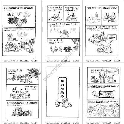 漫画中医经络图典