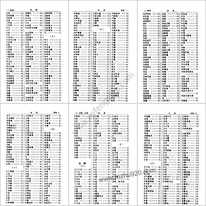 简明中医病名词典