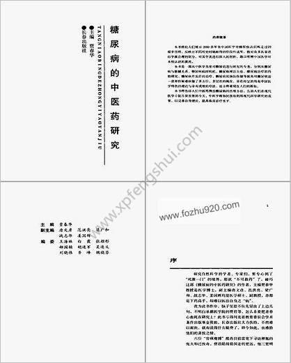 糖尿病的中医药研究_贾春华