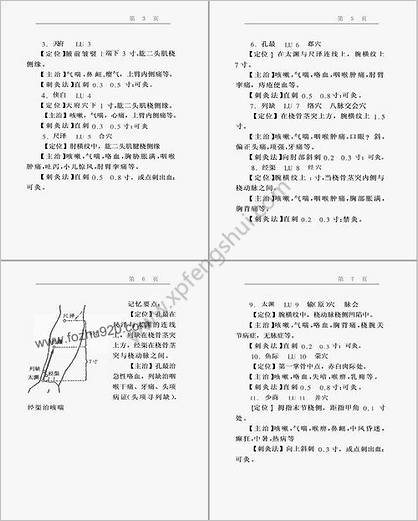 针灸穴位记忆手册