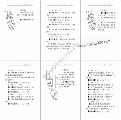 针灸穴位记忆手册