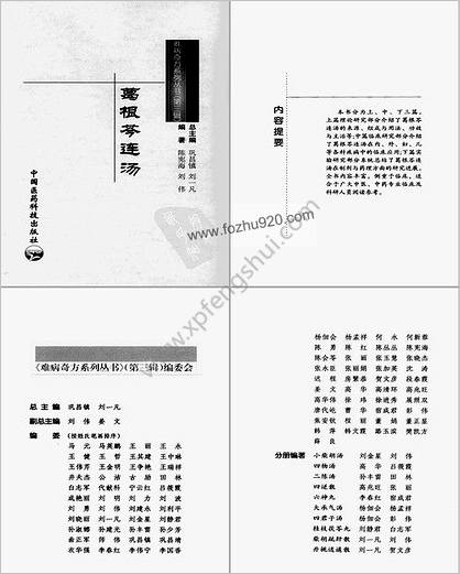 难病奇方系列丛书第三辑_葛根芩连汤